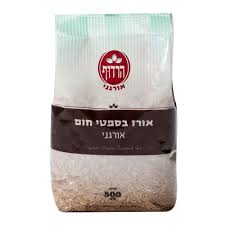 אורז בסמטי חום אורגני